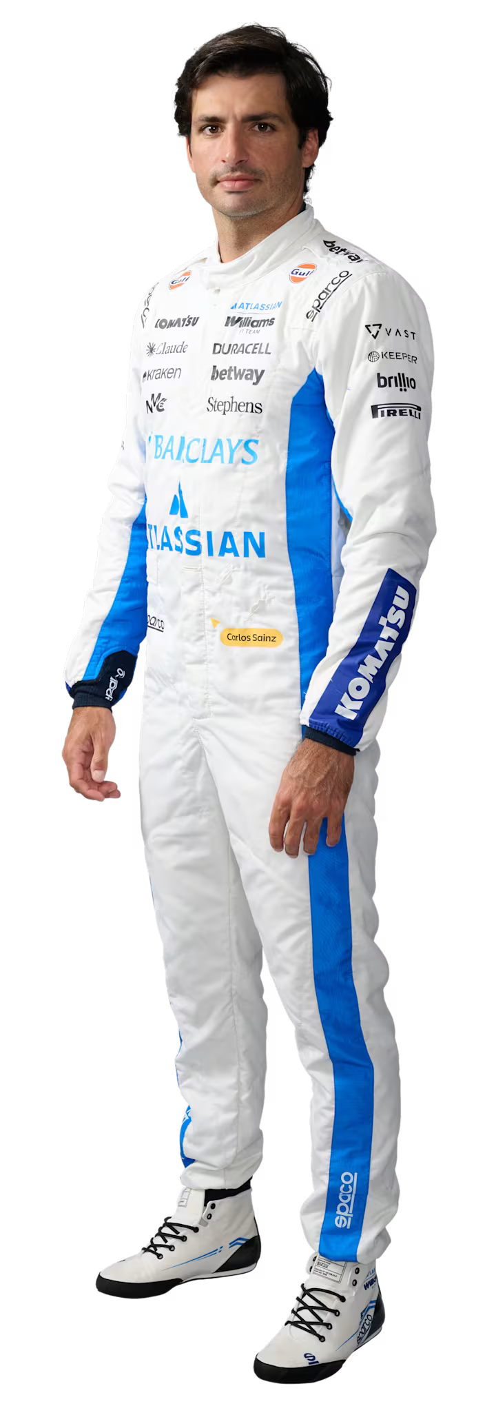 2026 Williams F1 Racing Suit – Carlos Sainz #55 | Custom Go Kart & Motorsport Suit