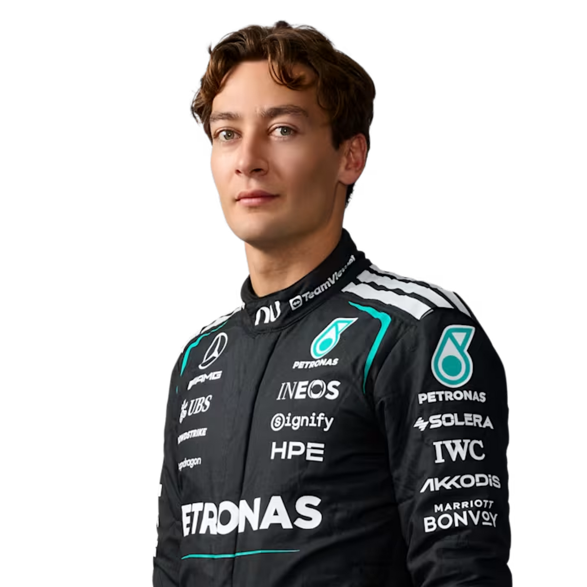 2026 Mercedes F1 Racing Suit – George Russell #63 | Custom Go Kart & Motorsport Suit