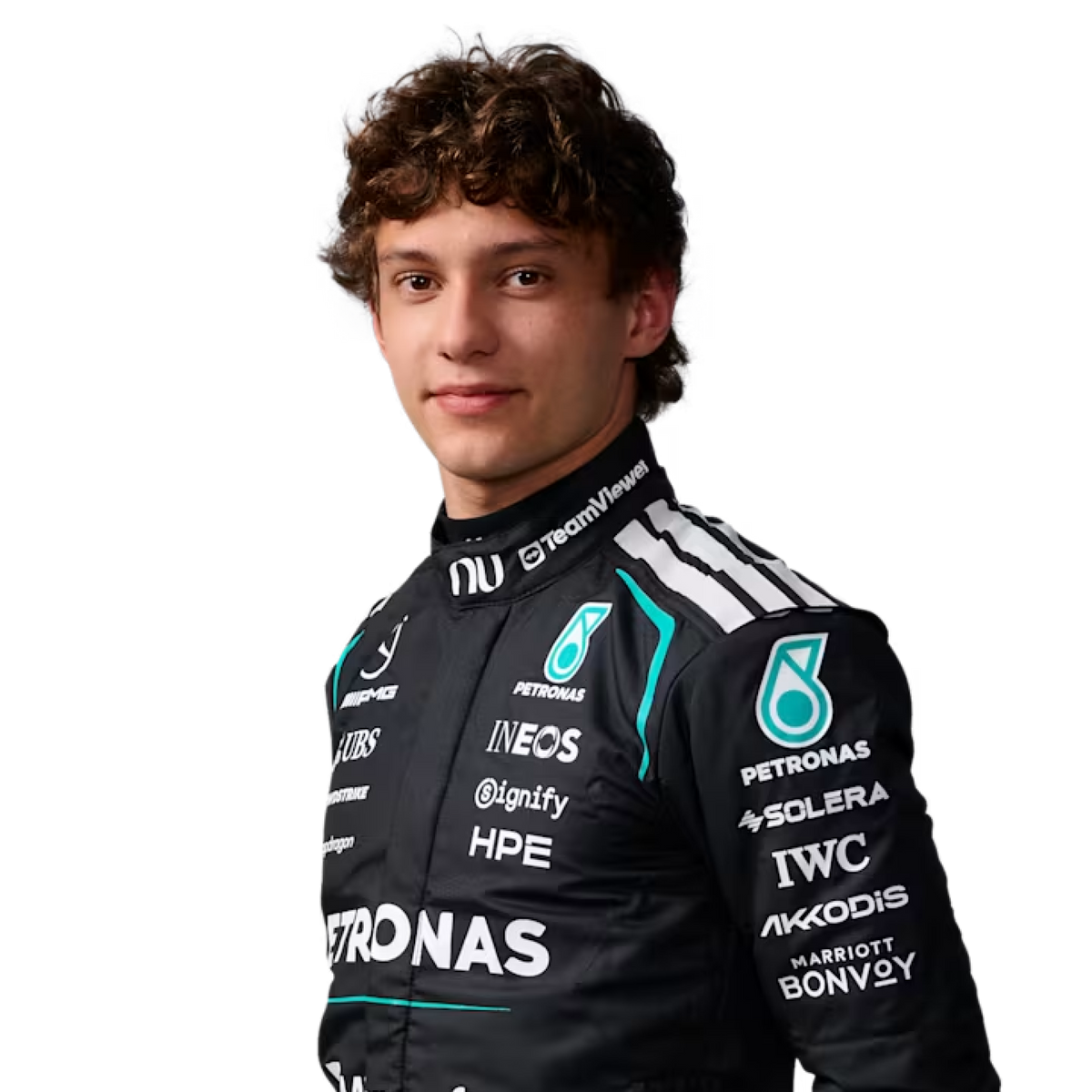 2026 Mercedes F1 Racing Suit – Kimi Antonelli #12 | Custom Go Kart & Motorsport Suit