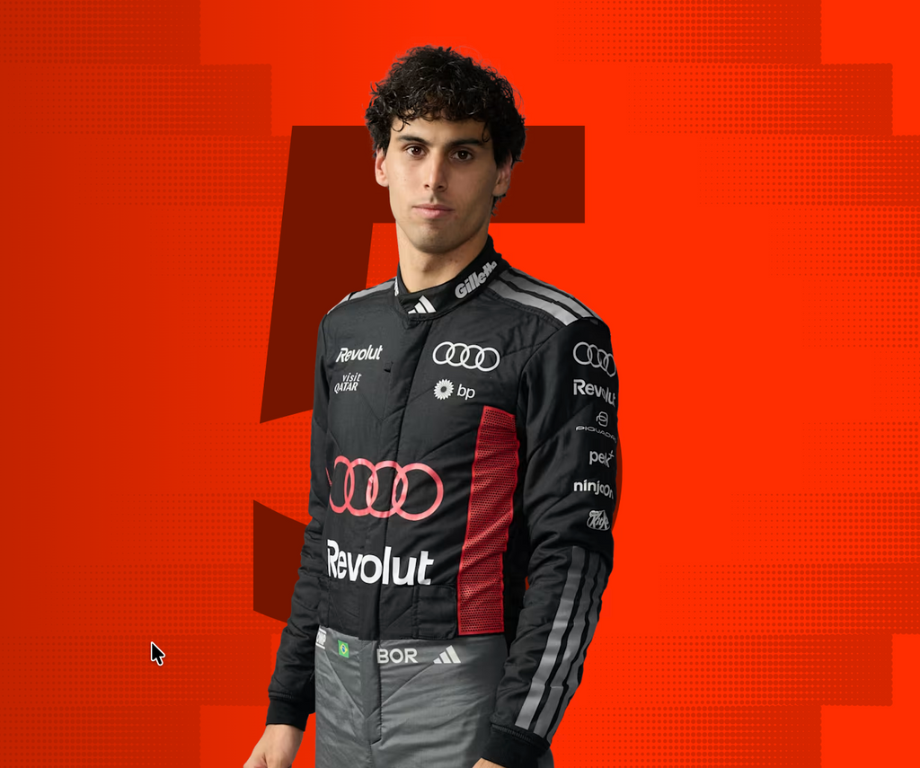 2026 Audi F1 Racing Suit – Gabriel Bortoleto #5 | Custom Go Kart & Motorsport Suit