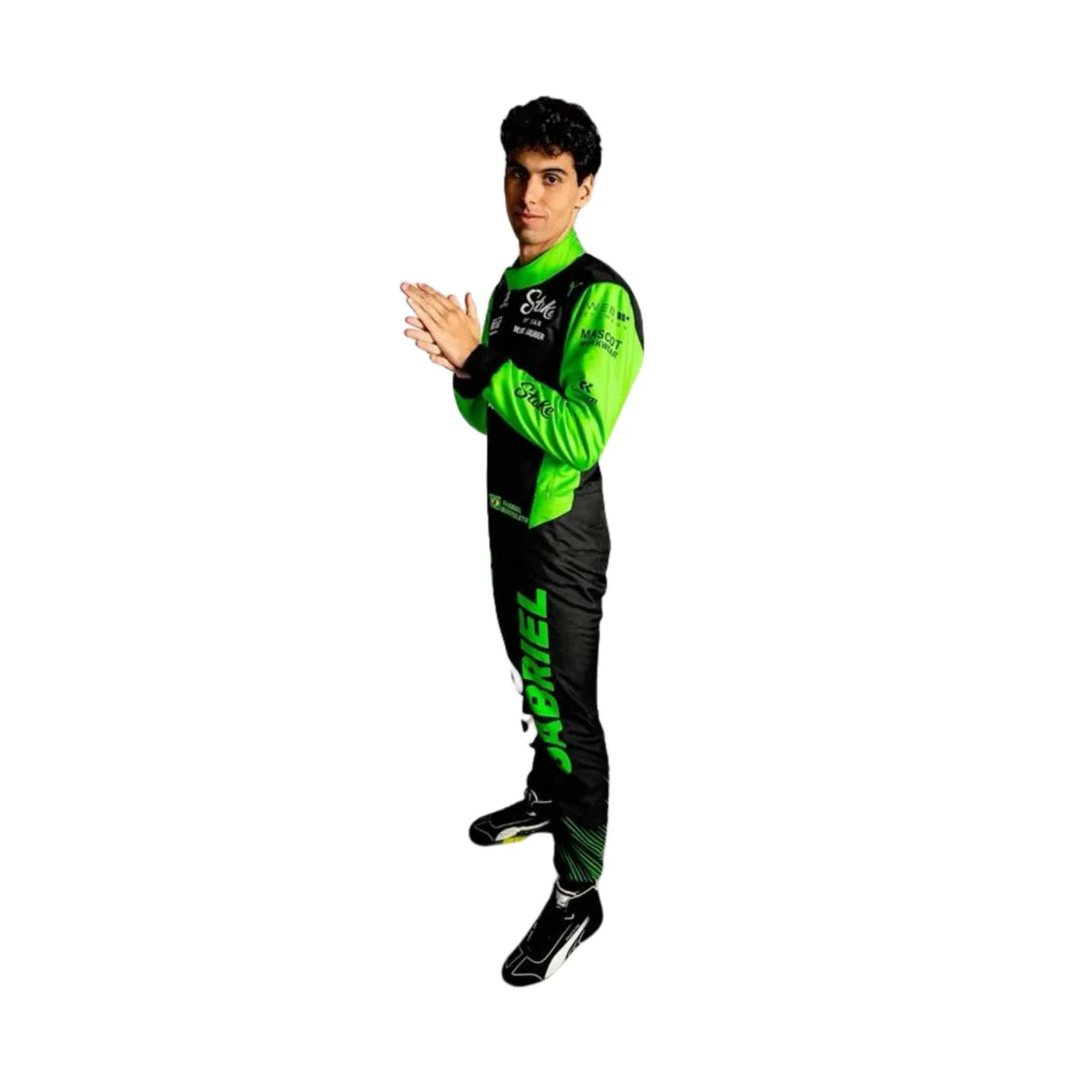 2025 Kick Sauber F1 Racing Suit – Gabriel Bortoleto #5 | Custom Go Kart & Motorsport Suit
