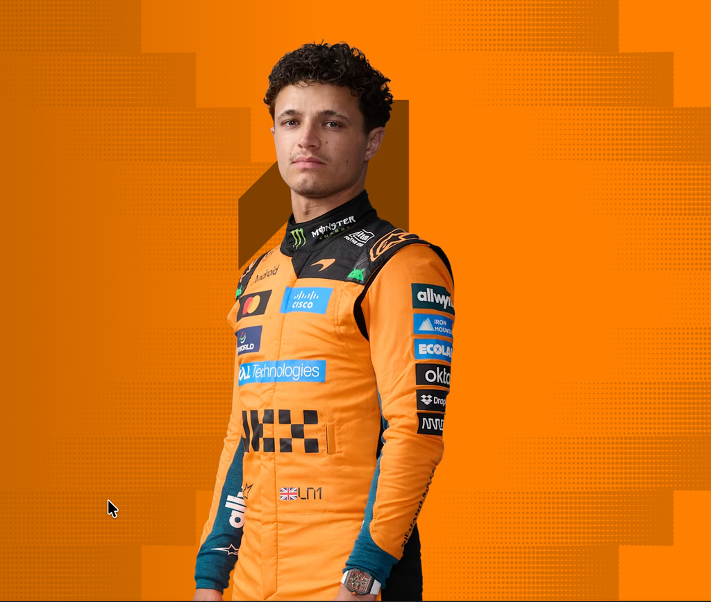 2026 McLaren F1 Racing Suit – Lando Norris #1 | Custom Go Kart & Motorsport Suit