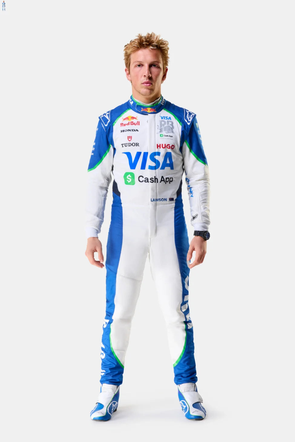 2025 Red Bull F1 Racing Suit – Liam Lawson #30 | Custom Go Kart & Motorsport Suit