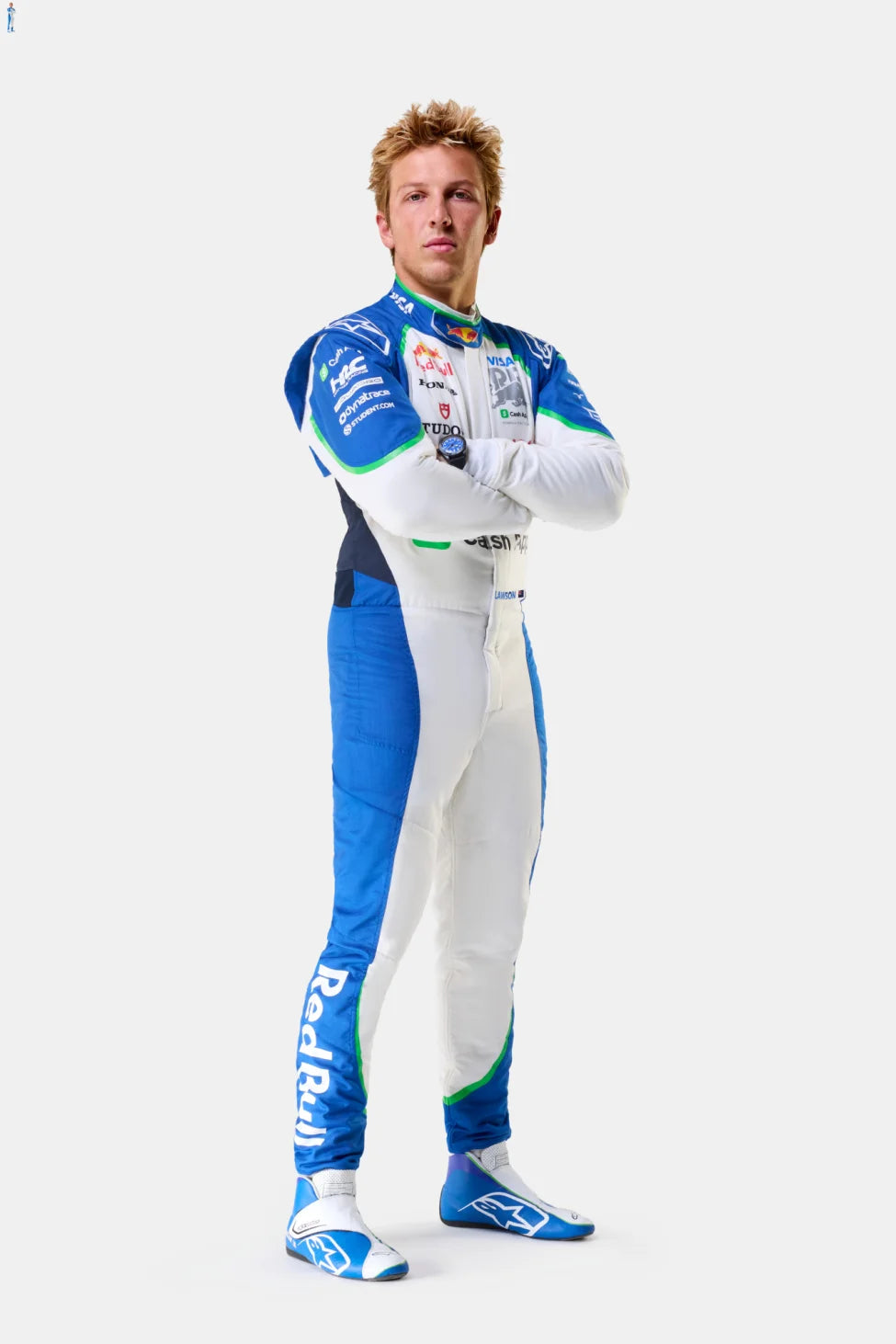 2025 Red Bull F1 Racing Suit – Liam Lawson #30 | Custom Go Kart & Motorsport Suit