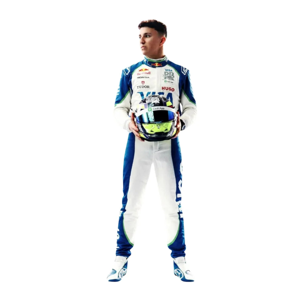 2025 Racing Bulls F1 Racing Suit – Isack Hadjar #6 | Custom Go Kart & Motorsport Suit