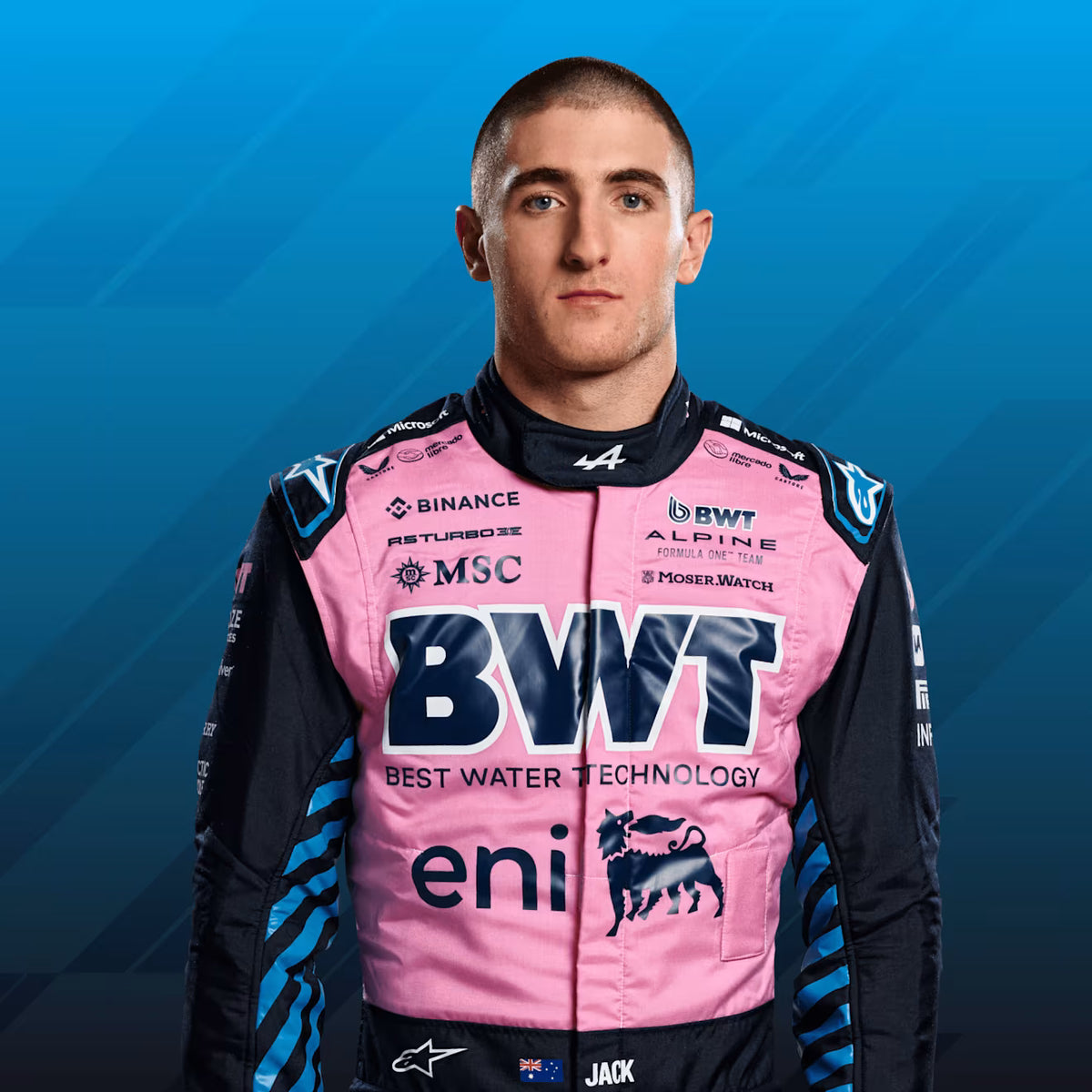 2025 Alpine F1 Racing Suit – Jack Doohan #7 | Custom Go Kart & Motorsport Suit
