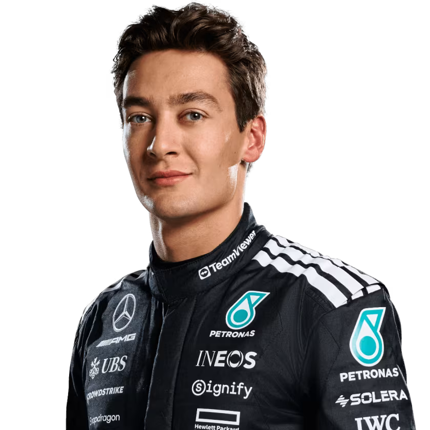 2025 Mercedes F1 Racing Suit – George Russell #63 | Custom Go Kart & Motorsport Suit