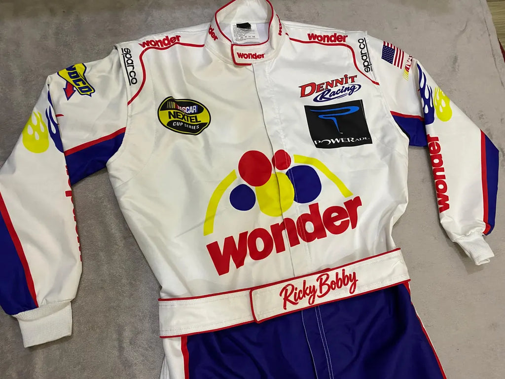 Talladega Nights Ricky Bobby Go Kart Racing Suit | Custom Halloween & Motorsport Suit