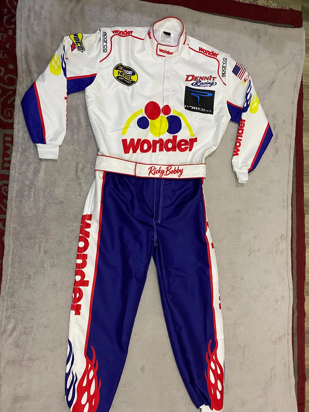 Talladega Nights Ricky Bobby Go Kart Racing Suit | Custom Halloween & Motorsport Suit