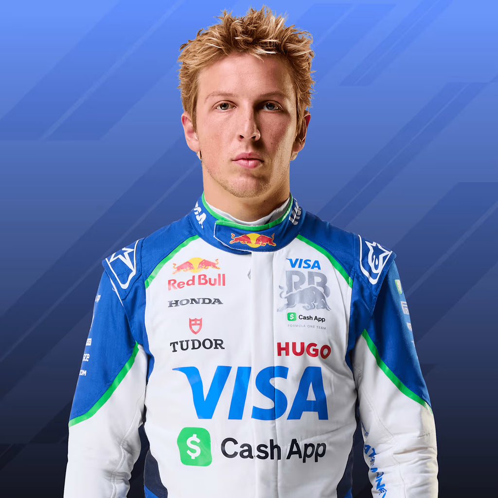 2025 Red Bull F1 Racing Suit – Liam Lawson #30 | Custom Go Kart & Motorsport Suit