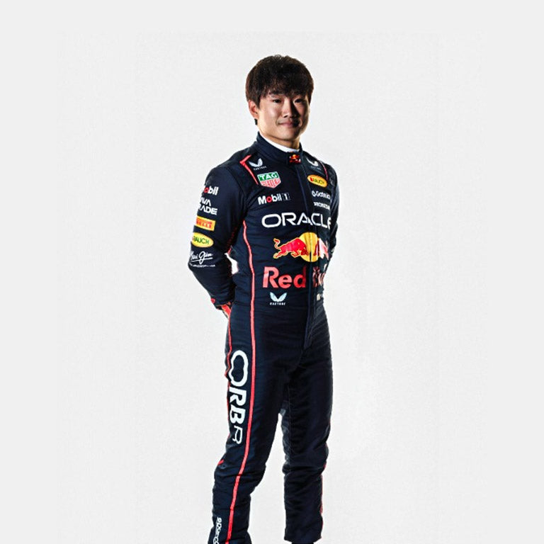 2025 Racing Bulls F1 Racing Suit – Yuki Tsunoda #22 | Custom Go Kart & Motorsport Suit