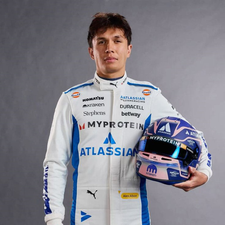 2025 Williams F1 Racing Suit – Alex Albon #23 | Custom Go Kart & Motorsport Suit